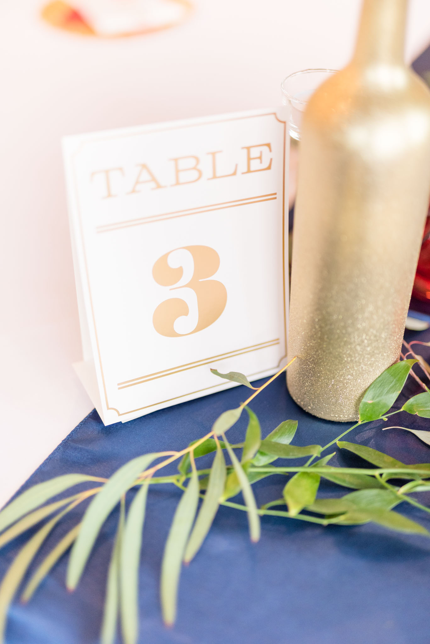 Table Number and Decorations