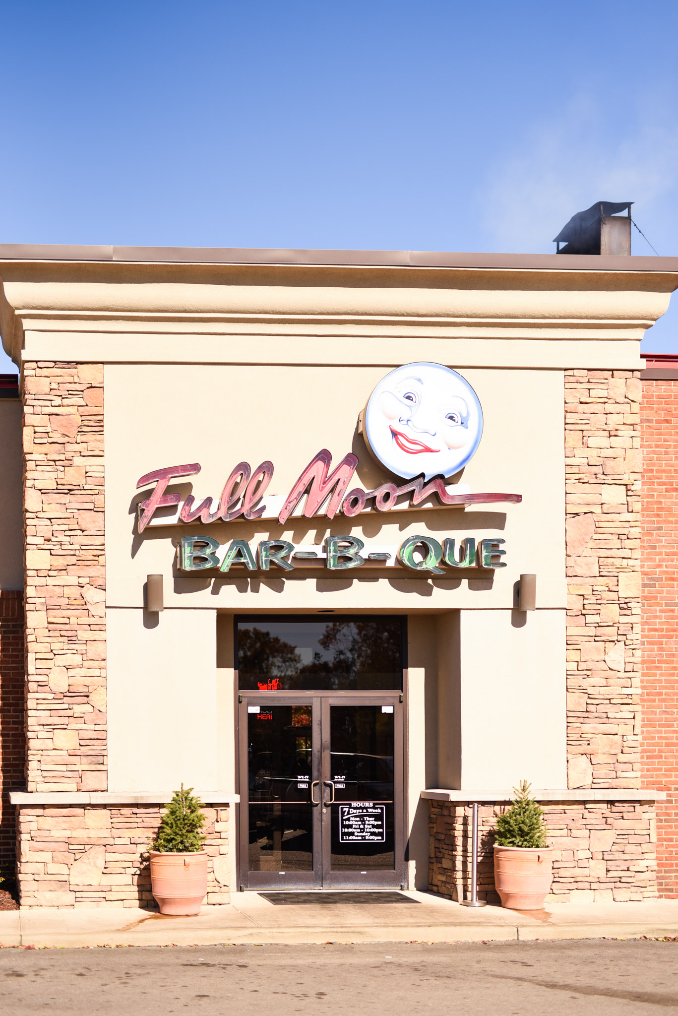 Full Moon Barbecue storefront