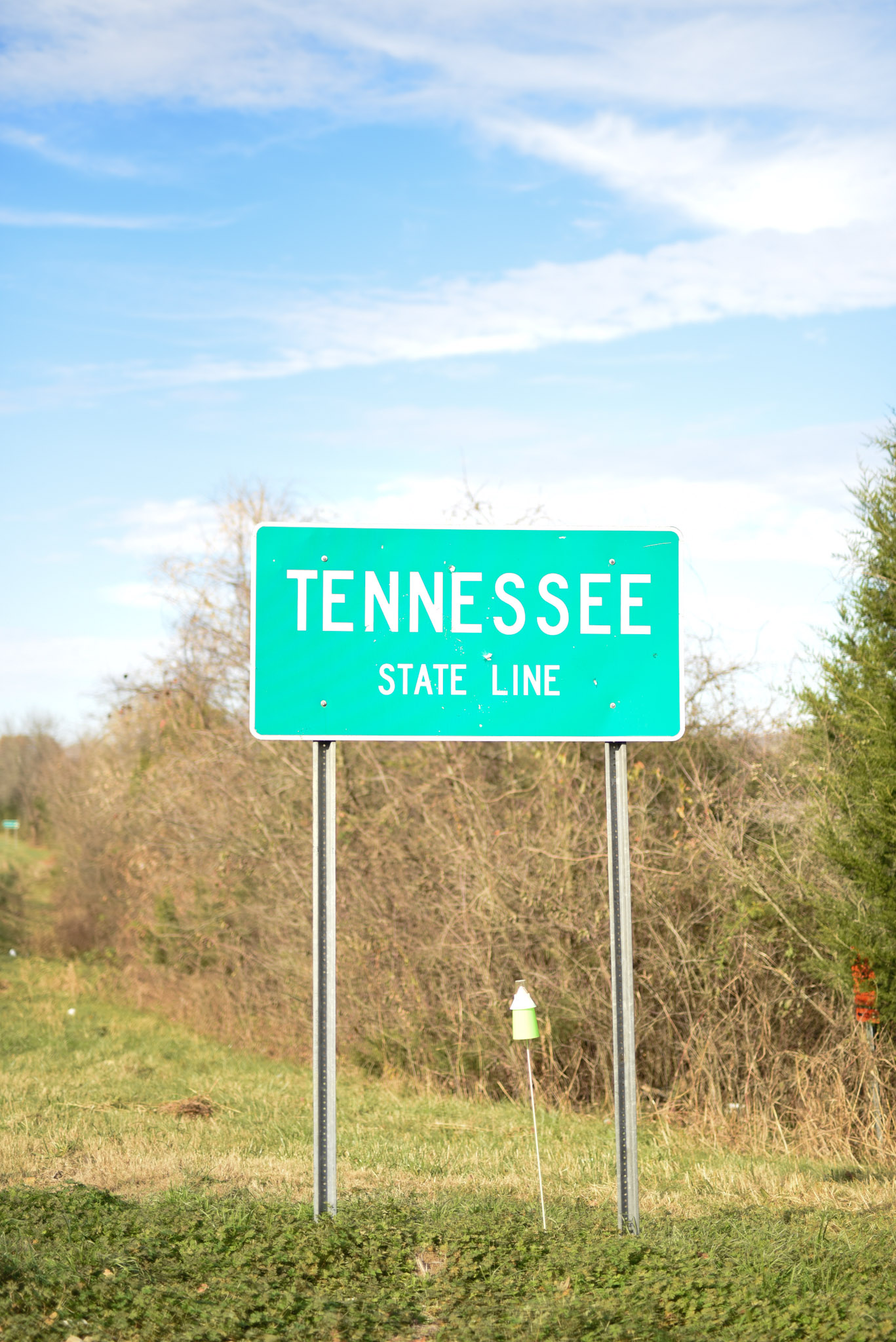 Tennessee welcom sign