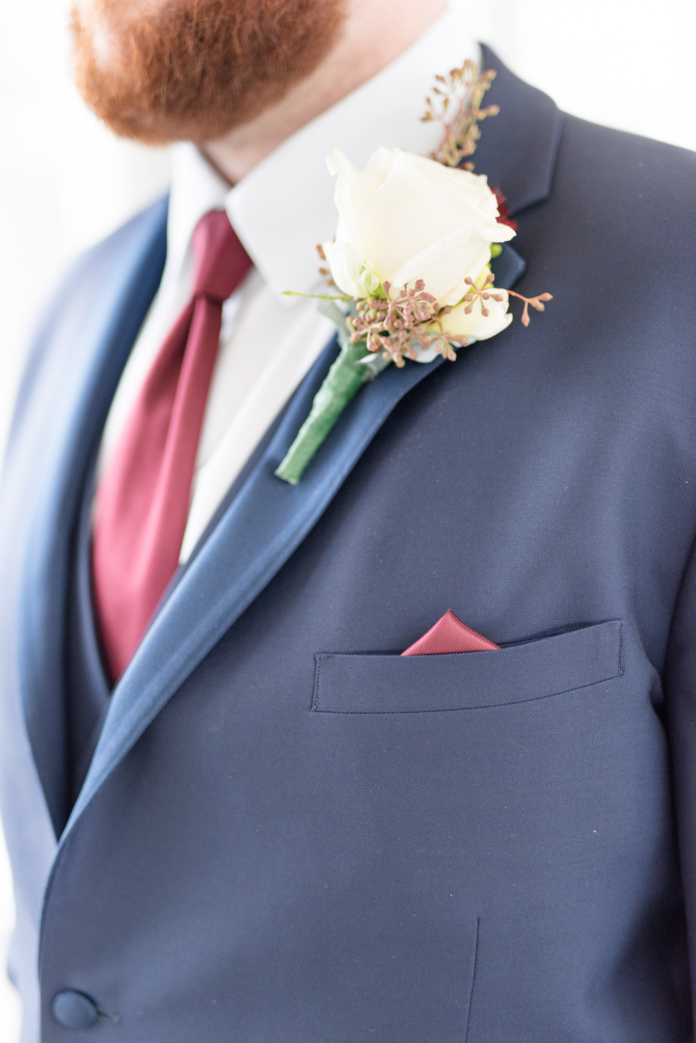 Groom's boutonniere.