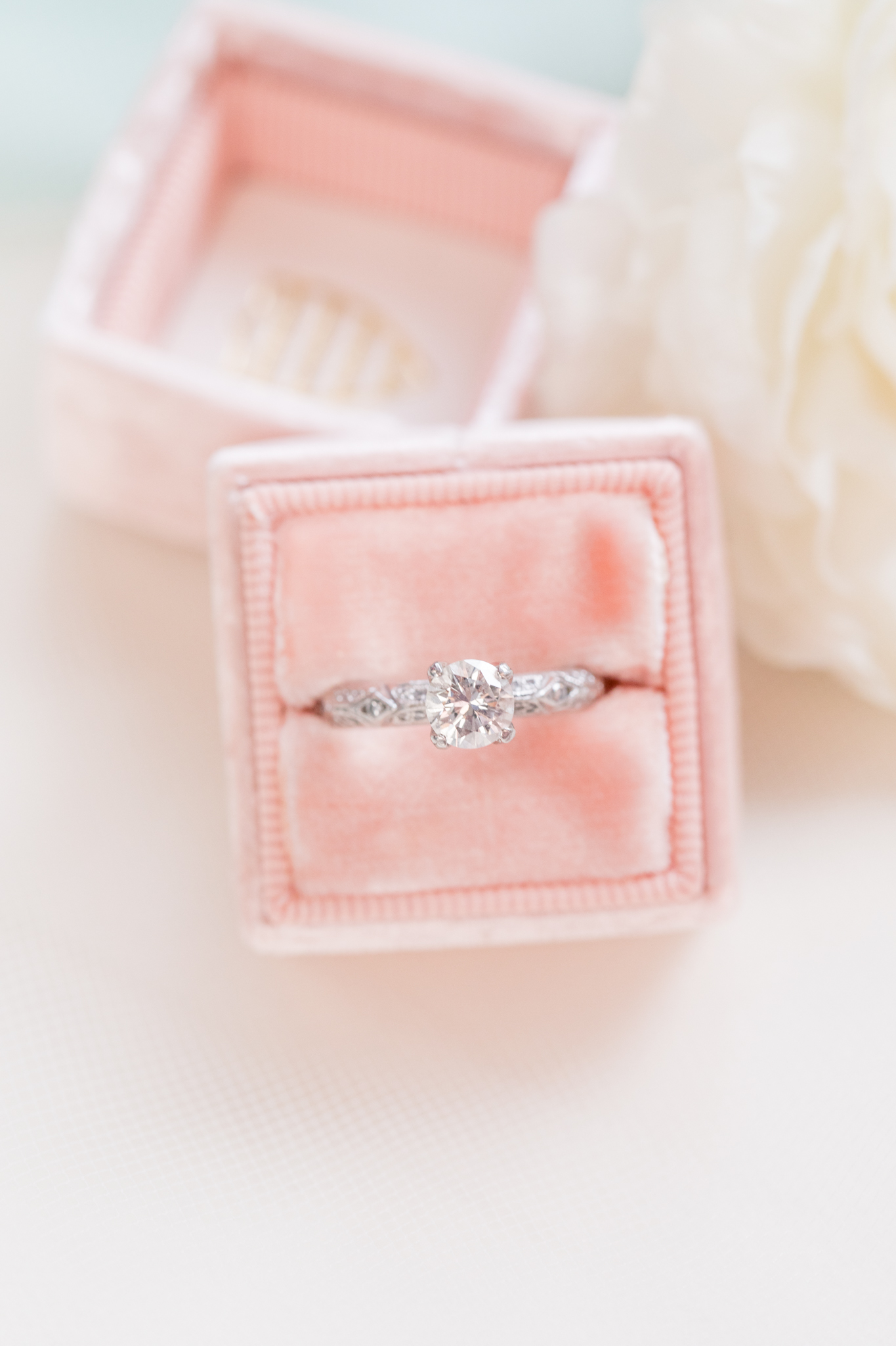St. Petersburg bride's engagement ring.