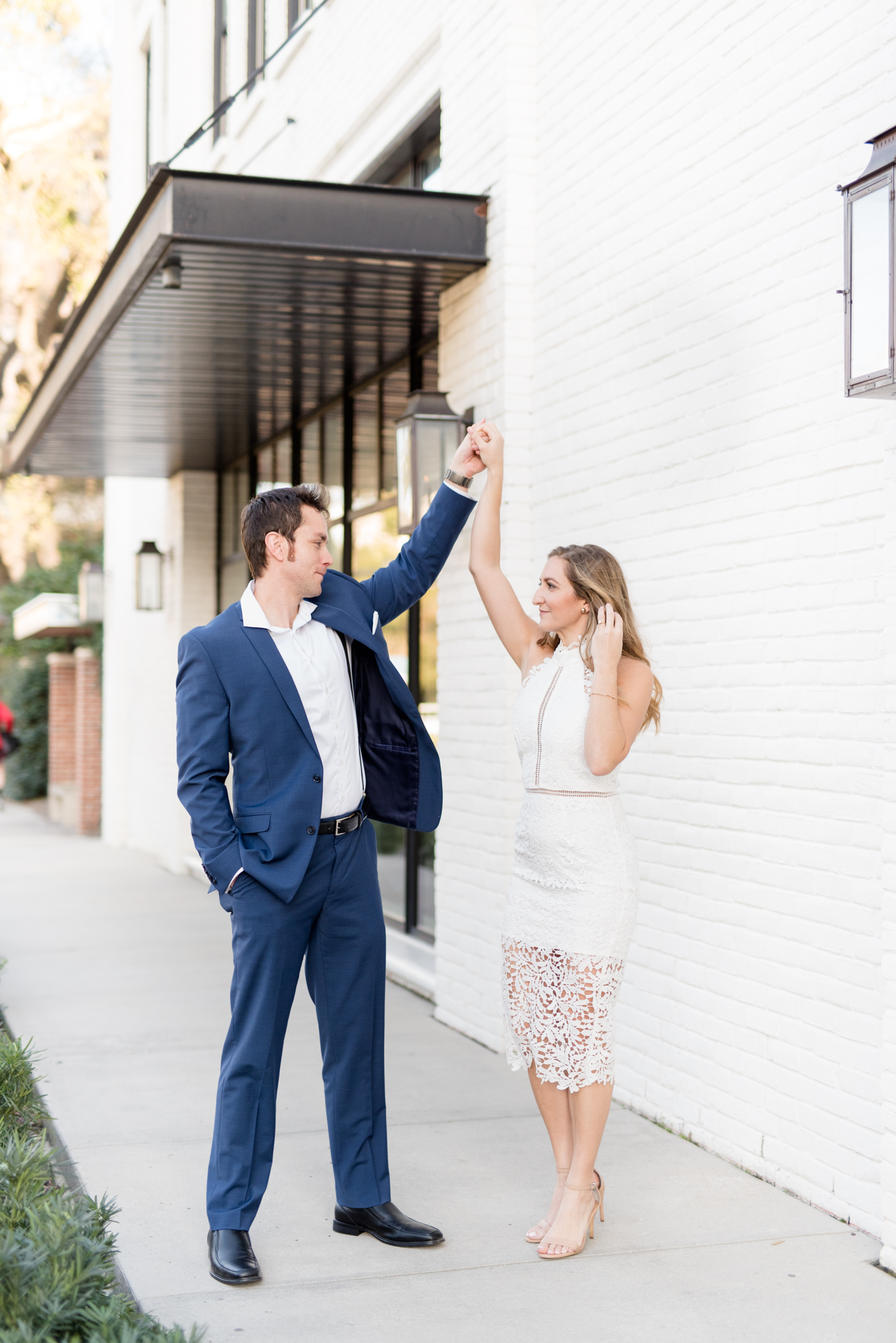 Sunset Engagement Session in Downtown Tampa | Lauren and John