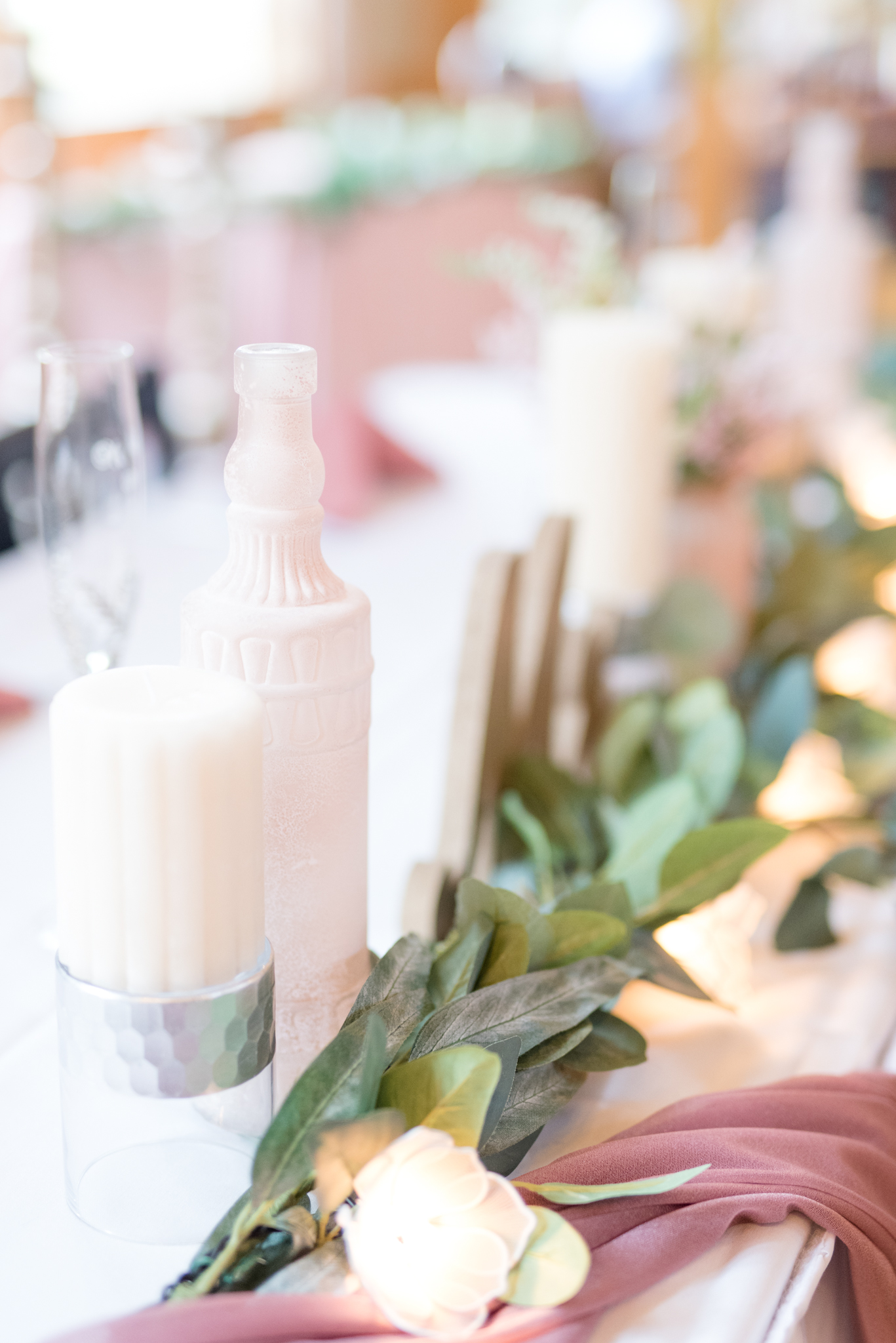 Decorations at reception.