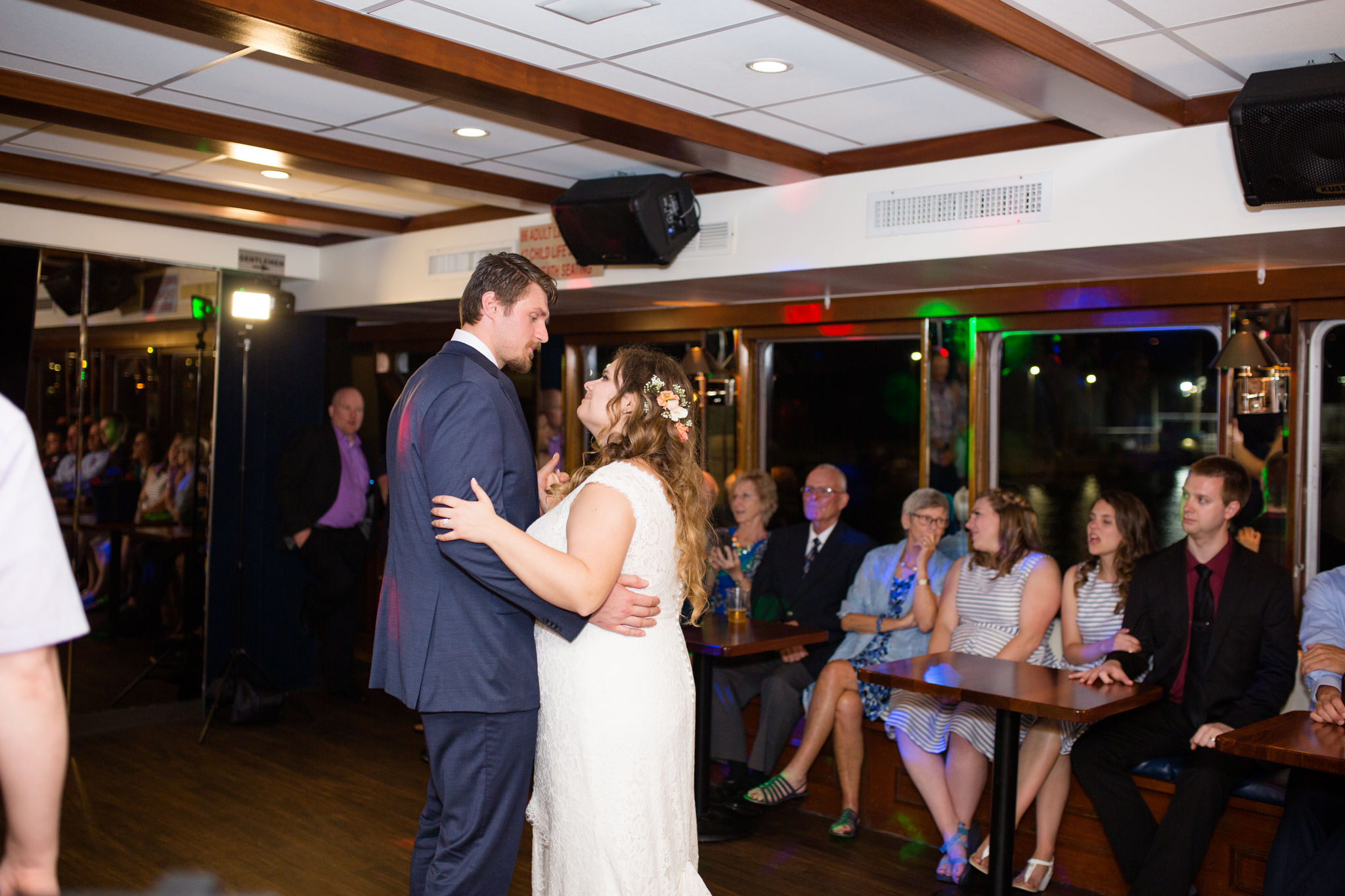 Bride and groom's first dance.